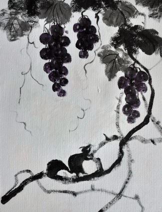 «Виноградная лоза» картина 30х40 арт. 3Ц009