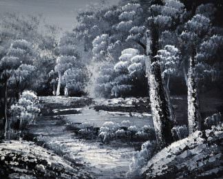 «В лесу» картина 20х25 арт.2Е105