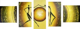Триптих “Солнечные лучики” 2 картины 40х50, 1 – 70Х30