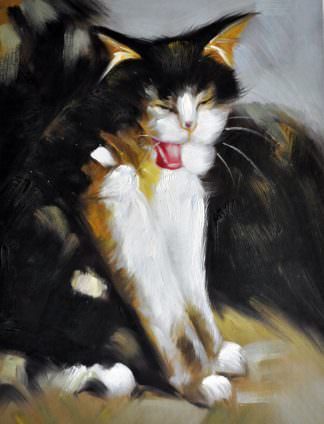 «Кошка» картина 30х40 арт. 3А008