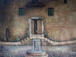 "The  fountain" картина 90х120