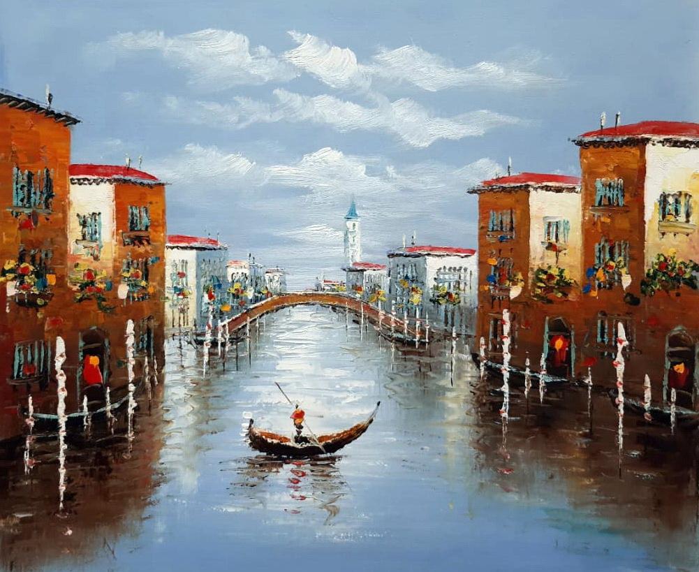 «Прогулка по Венеции» картина 50х60 арт. 5ГР210