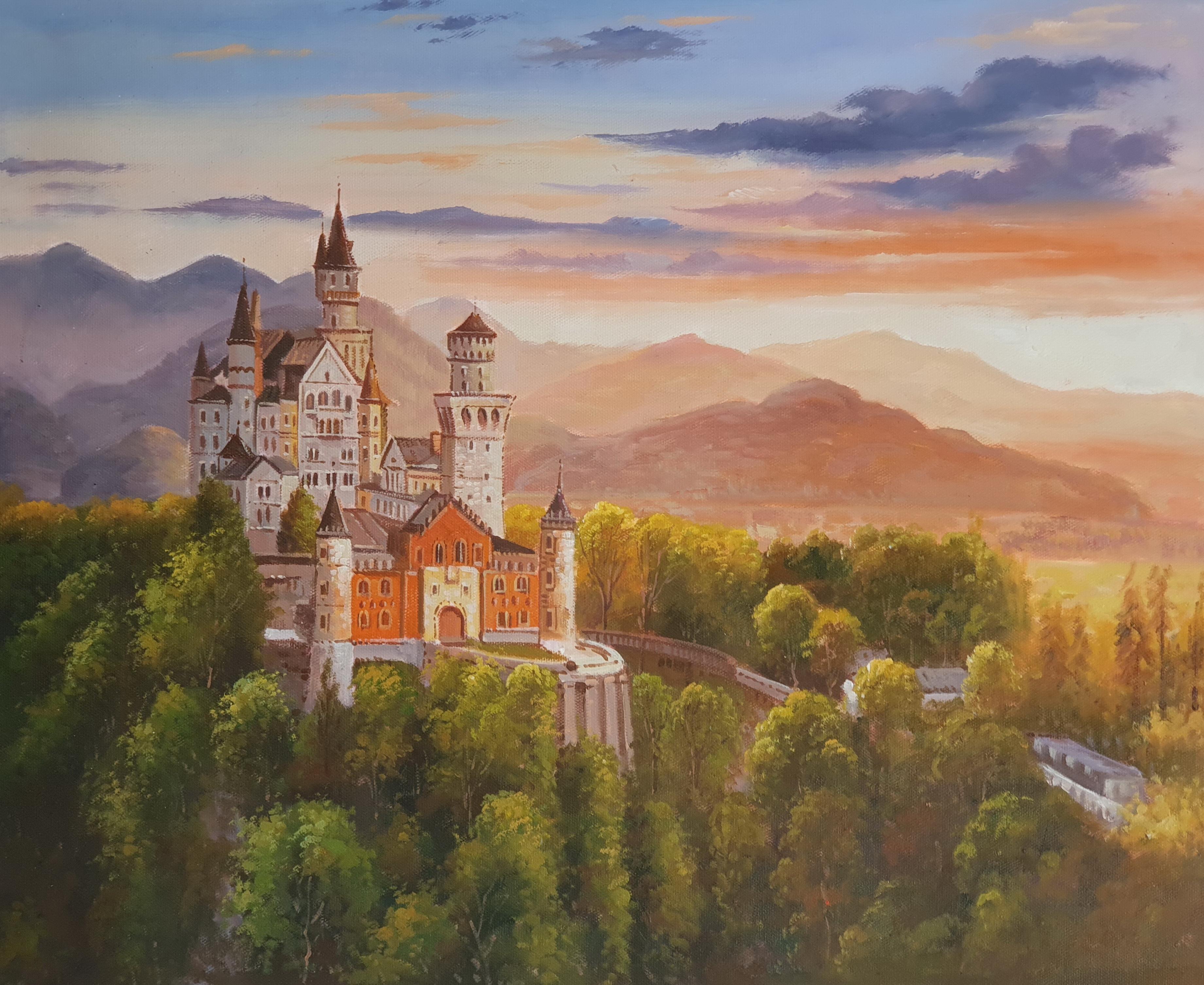 «Замок Нойшванштайн» картина 50х60 арт. 5ГР189