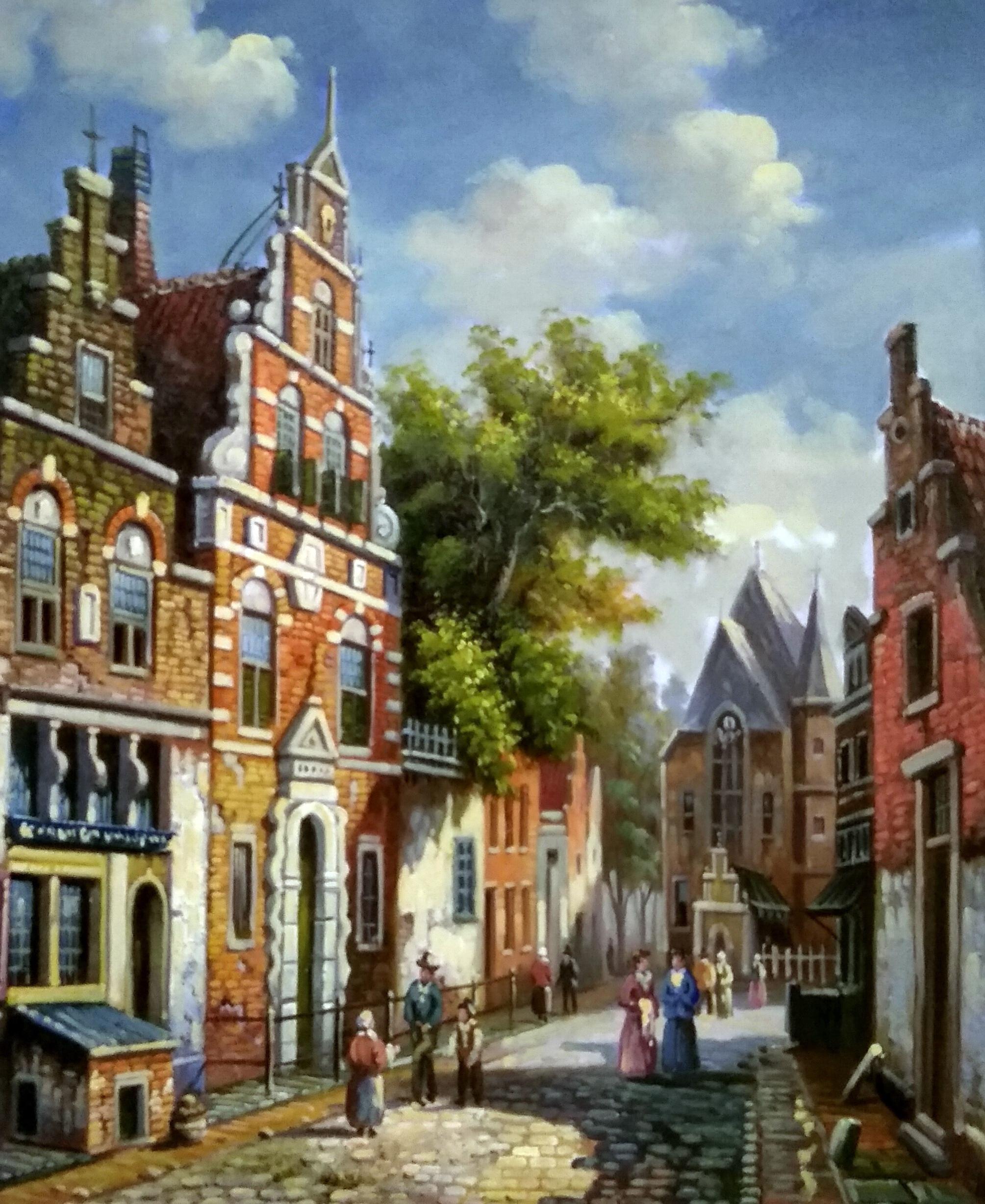 «Серия картин. Голландия 19 век» картина 50х60 арт.5гр280