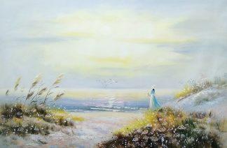 «Девушка у моря» Картина 60х90 арт. 9Р002