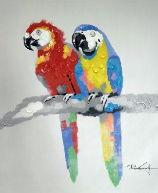 «Попугаи» картина 50х60 арт.5а114