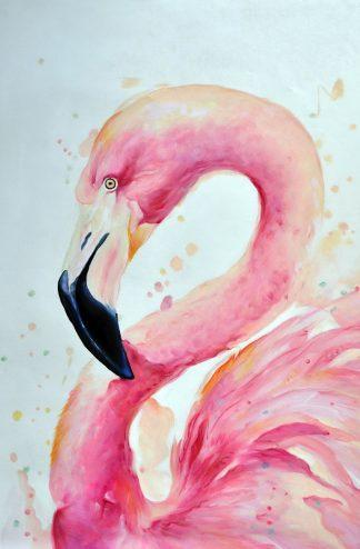 «Фламинго» картина 60х90 9а016