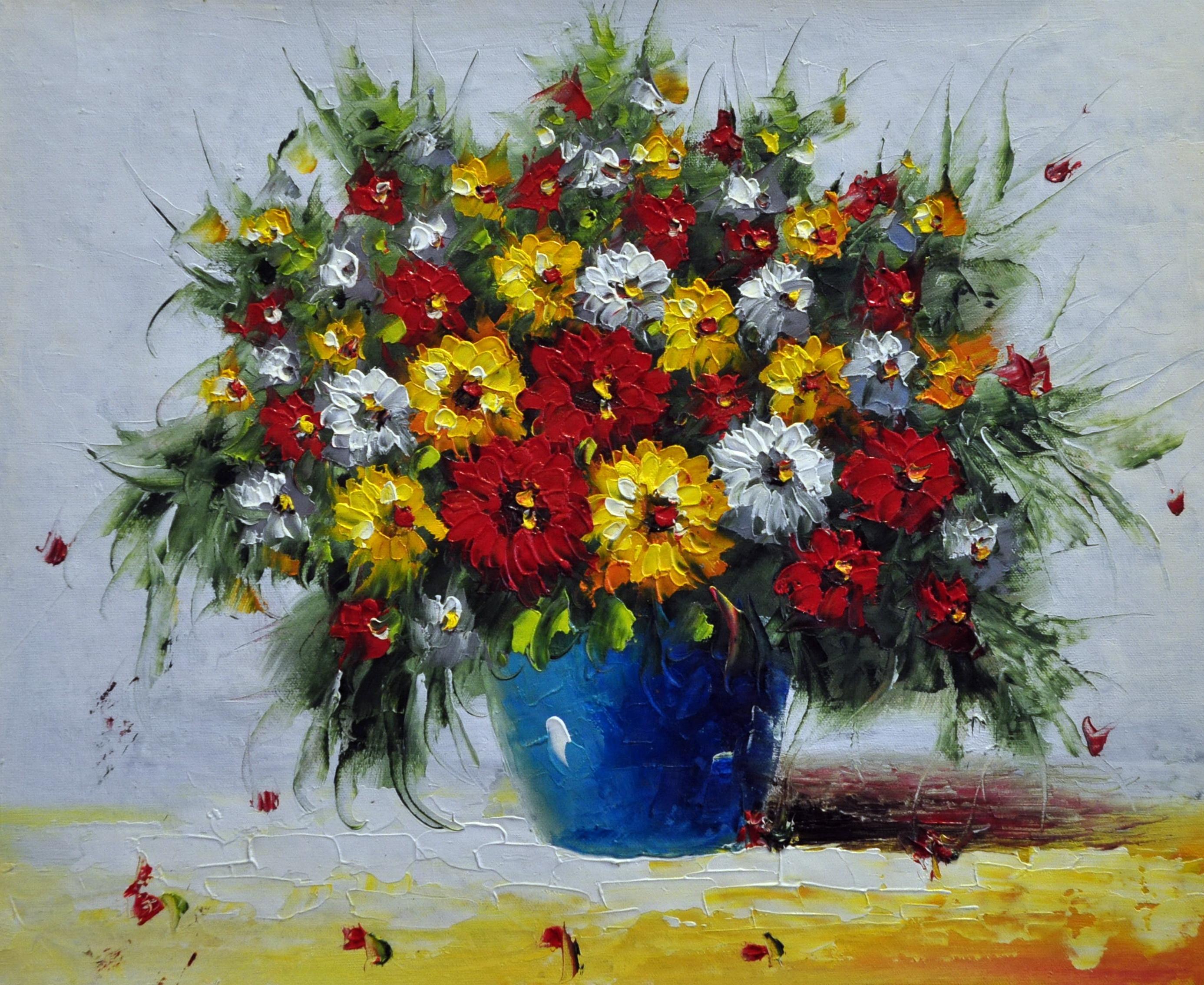 «Полевые цветы» картина 50х60 5ц332
