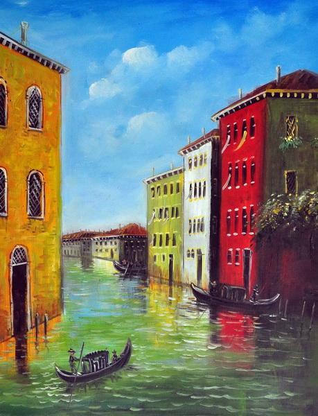 «Каналы Венеции» картина 30х40 3гр040