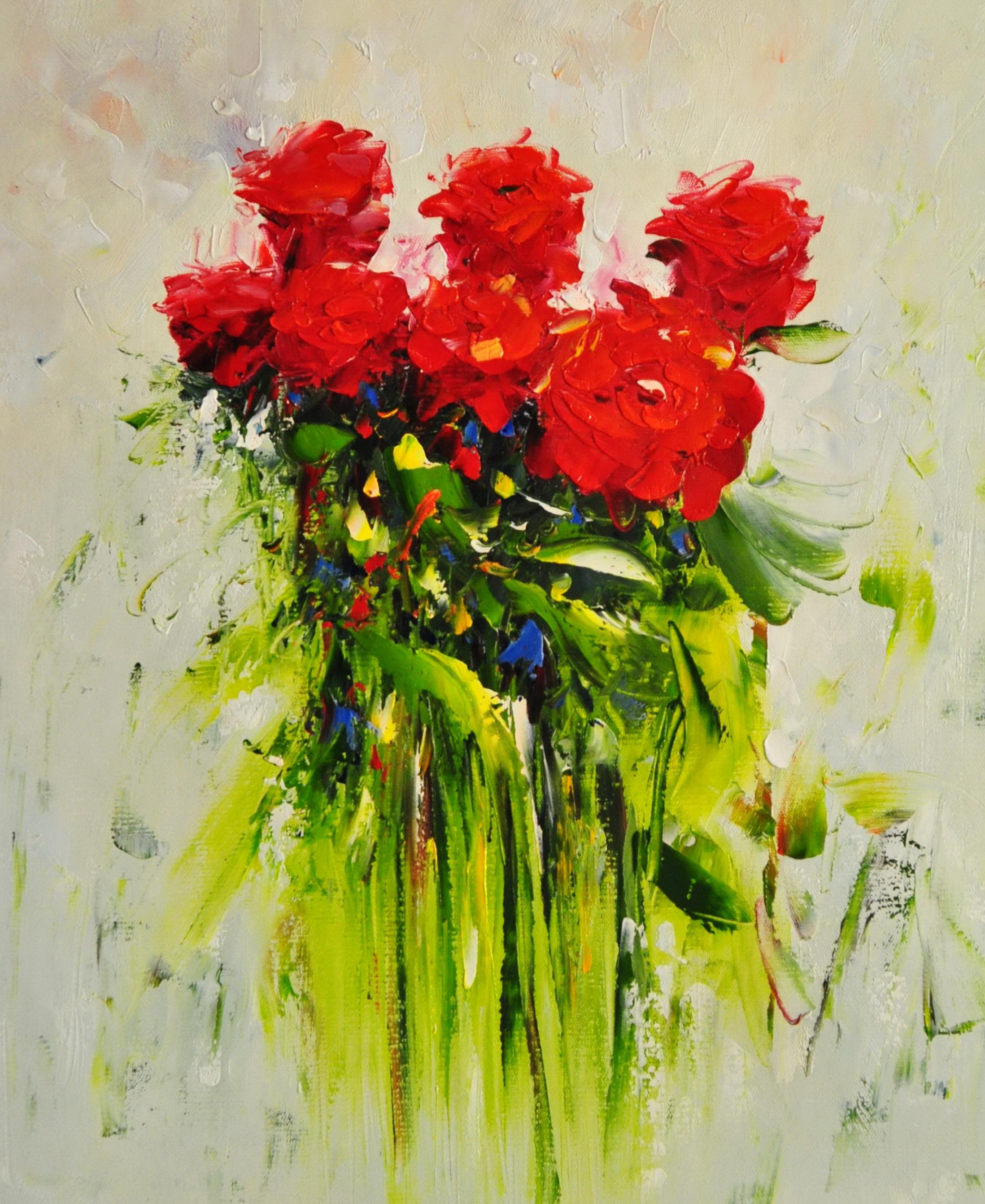 «Розы» картина 50х60 5ц350