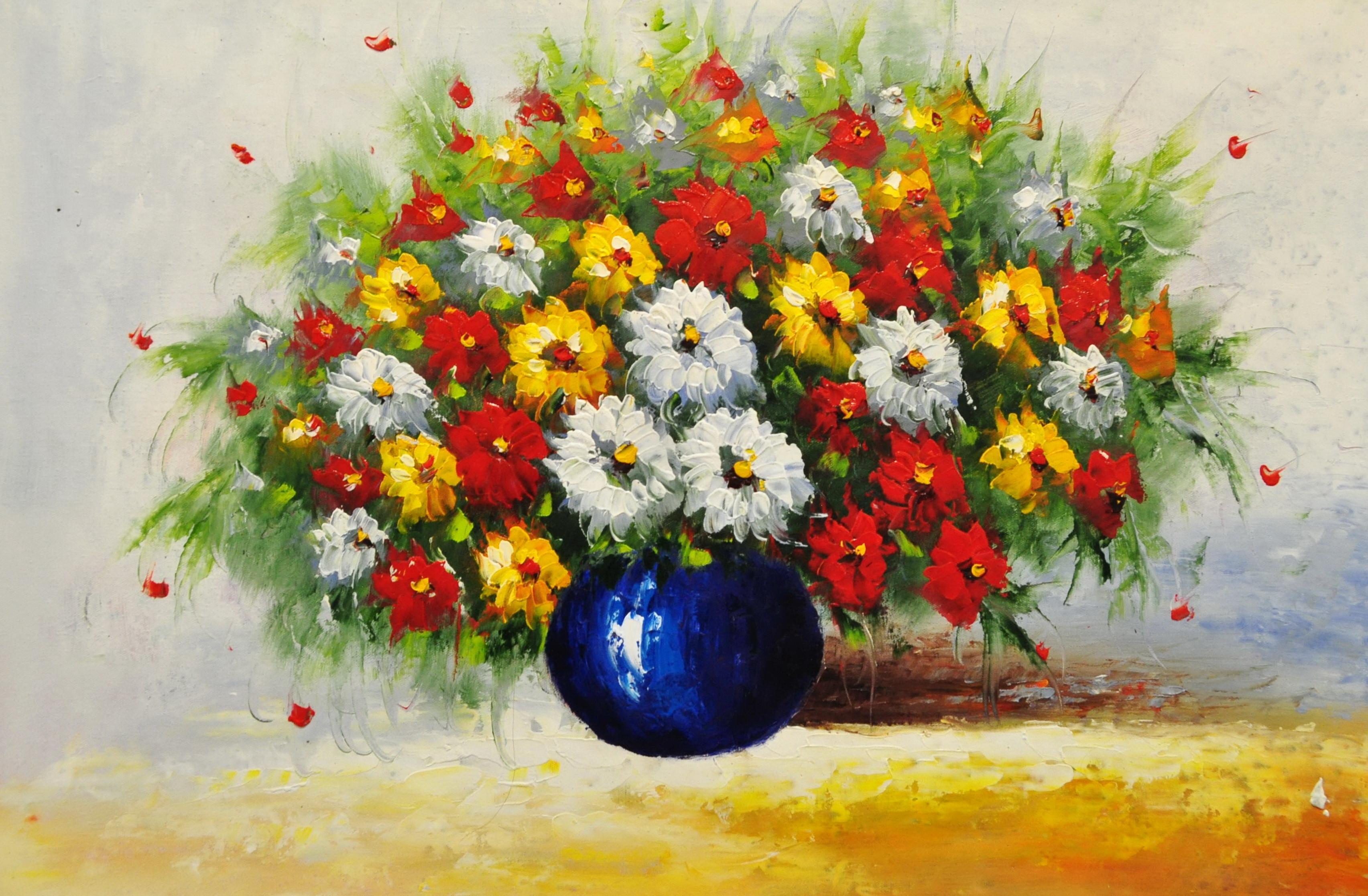 «Букет полевых цветов» картина 60х90 9ц040