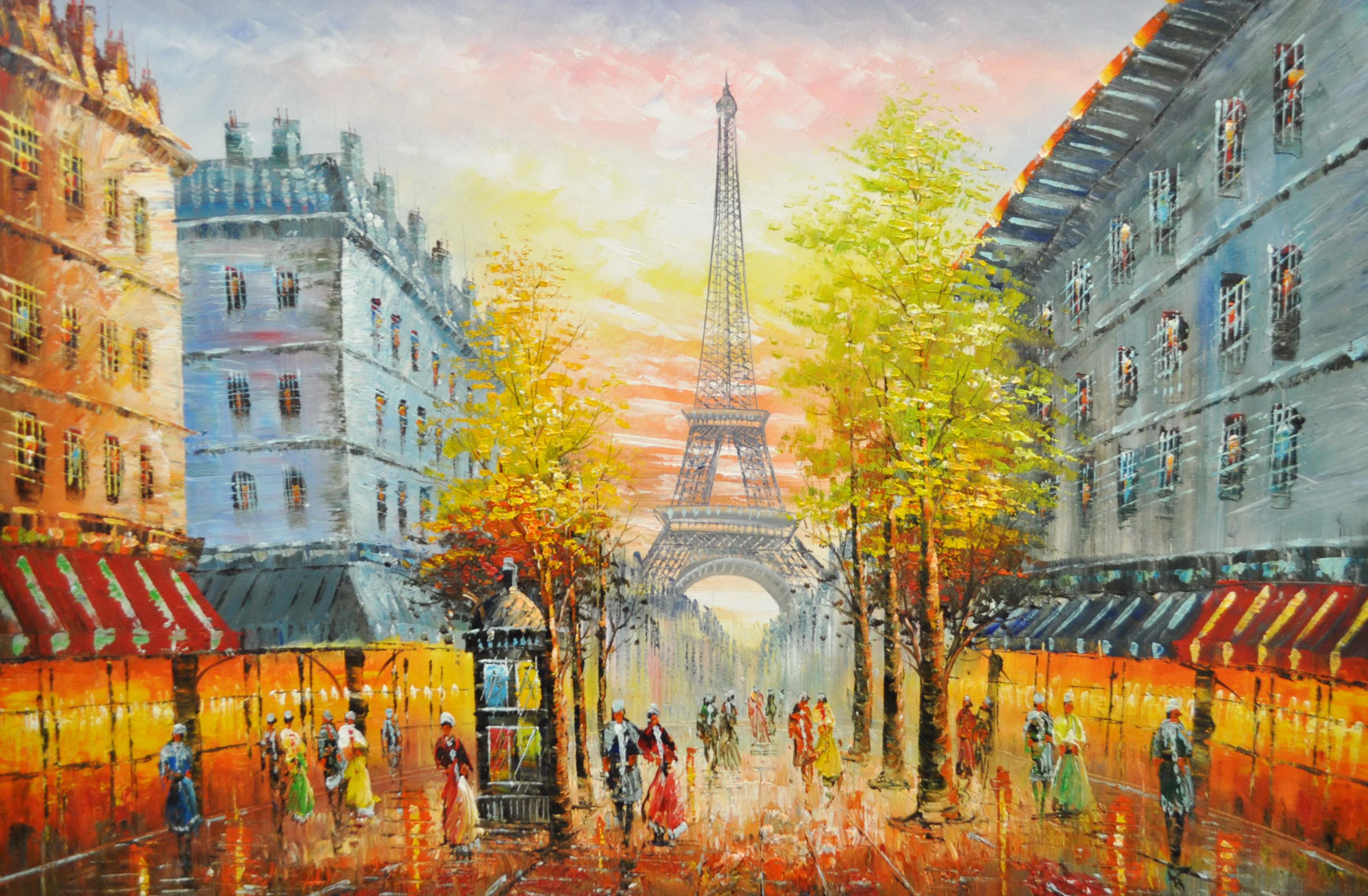 «Вечерний Париж» картина 60х90 9гр046