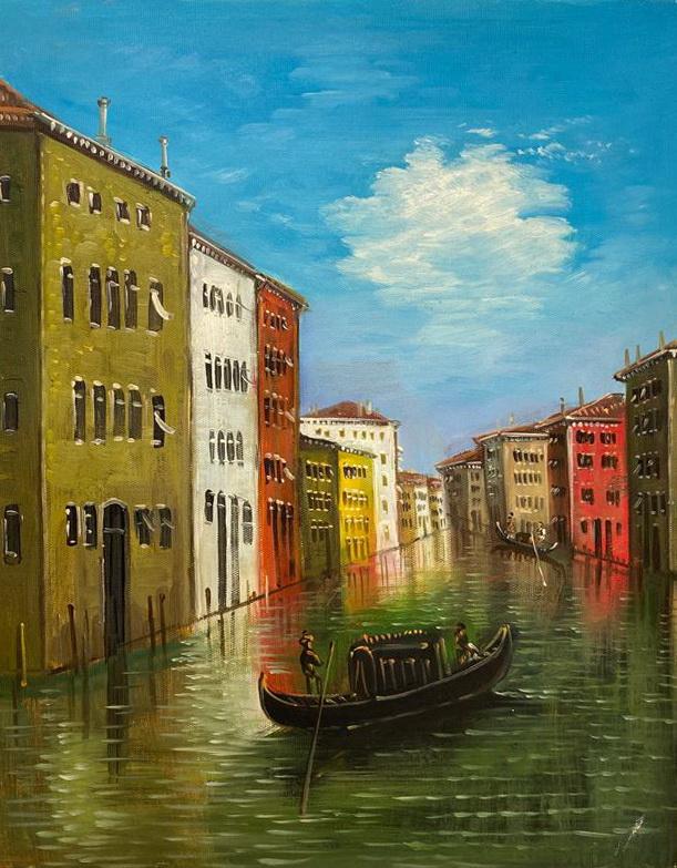 Картина 30х40 «Улицы Венеции» 3гр039