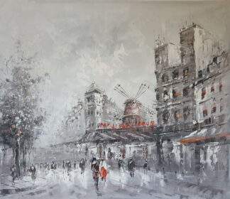 Картина 50х60 «Прогулки по Парижу» 5г367